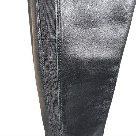 Matisse Boot 7 Black Leather Pull on High Boot - Picture 3 of 11